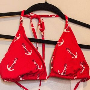 J Crew triangle binkini top